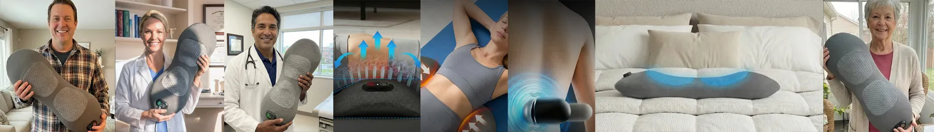 Comparison of top back decompression massagers for pain relief